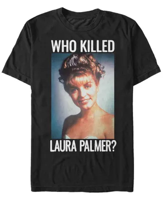 Twin Peaks Men's Who Killed Laura Palmer Short Sleeve T-Shirt