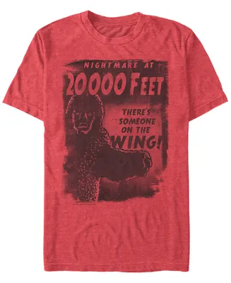 Twilight Zone Cbs Men's Nightmare At 20000 Feet Short Sleeve T-Shirt