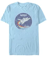 Nasa Men's Cloud Burst Logo Short Sleeve T-Shirt