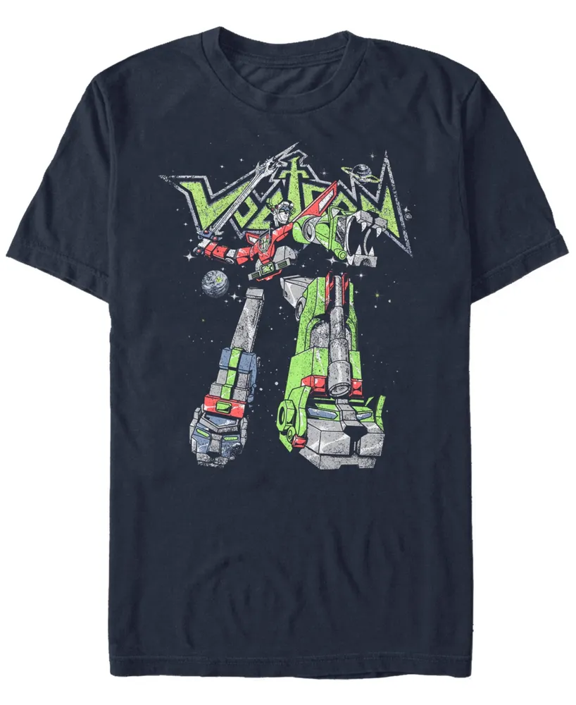 Voltron: Defender of the Universe Men's Defensive Strikes Short Sleeve T-Shirt