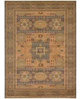 Bayshore Home Wilder Wld1 Navy Blue Area Rug Collection