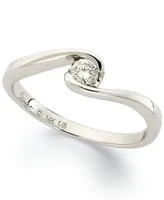 Sirena Diamond (1/8 ct. t.w.) Engagement Ring in 14k White Gold