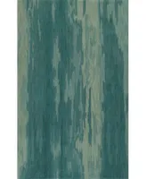 D Style Fade Fad2 Aqua Area Rug Collection