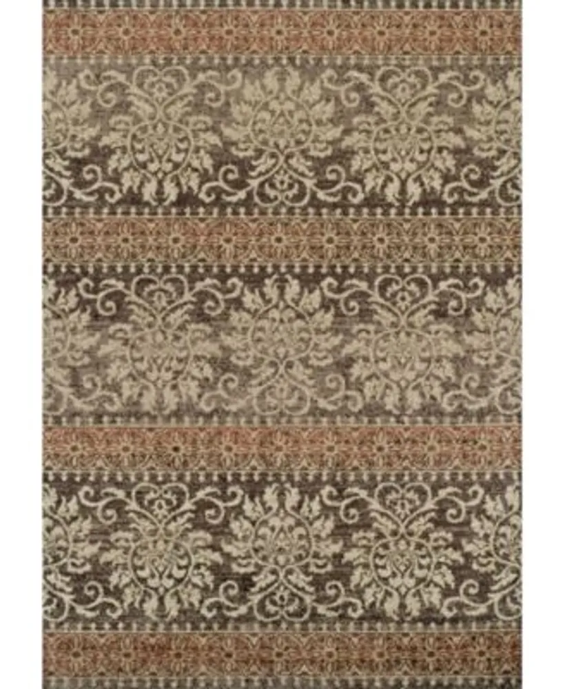 D Style Alanna Ala6 Chocolate Area Rug Collection