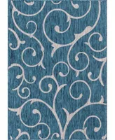 Bayshore Home Pashio Pas7 Teal Area Rug Collection