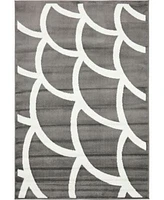 Bayshore Home Politan Pol7 Gray Area Rug Collection