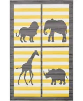 Bayshore Home Politan Pol5 Gray Area Rug Collection