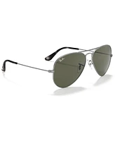 Ray-Ban Unisex Sunglasses, Aviator Large Metal RB3025