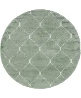 Bayshore Home Fazil Shag Faz5 Light Green Area Rug Collection