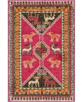 Bayshore Home Arcata Arc7 Pink Area Rug Collection