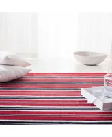 Lauren Ralph Lauren Leopold Stripe LRL2462E Red Outdoor Area Rug Collection