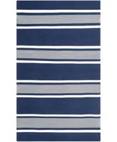 Lauren Ralph Lauren Hanover Stripe LRL2461A Navy Outdoor Area Rug Collection