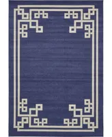 Bayshore Home Anzu Anz3 Navy Blue Area Rug Collection