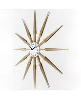 Infinity Instruments Sunburst Wall Clock