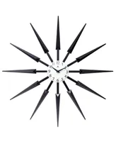 Infinity Instruments Sunburst Wall Clock