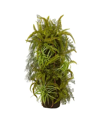 Nearly Natural 40" Mixed Forest Foliage Artificial Plant On Trunk