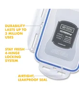 Lock n Lock Easy Essentials 7.6-Cup Rectangular Food Storage Container, Set of 4