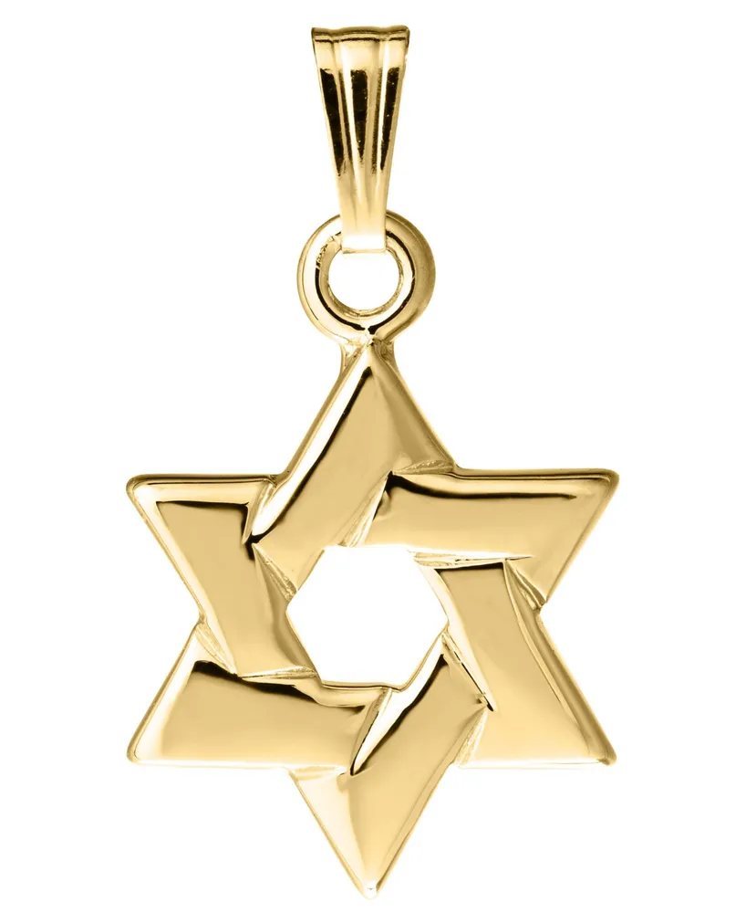 Children's Star of David Pendant in 14k Yellow Gold