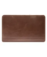 Mancini Casablanca Collection Rfid Secure Ladies Clutch Wallet