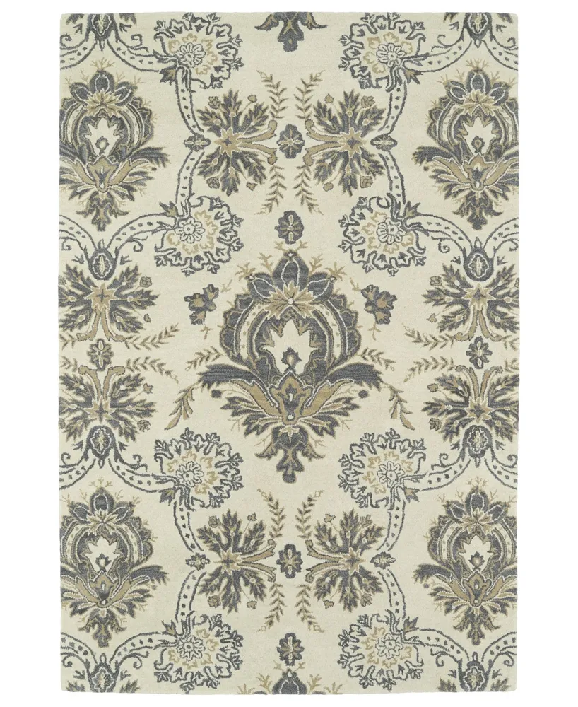 Kaleen Melange MLG07-01 Ivory 5' x 7'9" Area Rug