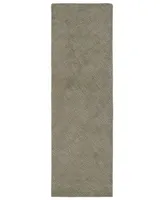 Kaleen Textura TXT06-75 Gray 2'6" x 8' Runner Rug