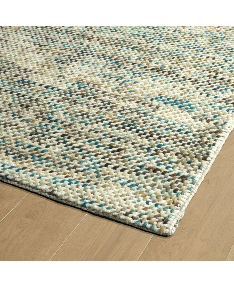 Kaleen Cord CRD01-78 Turquoise 5' x 7'6" Area Rug