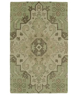 Kaleen Weathered WTR02-50 Green 2' x 3' Outdoor Area Rug