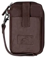 Mancini Casablanca Collection Rfid Secure Cell Phone Wallet