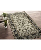 Kaleen Herrera HRA05-84 Oatmeal 5'6" x 8'6" Area Rug