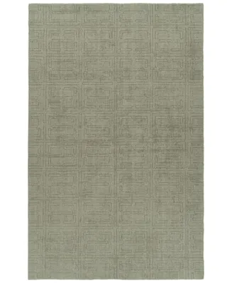 Kaleen Minkah MKH05-75 Gray 7'6" x 9' Outdoor Area Rug