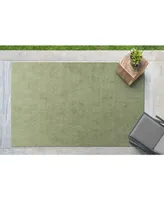 Kaleen Minkah MKH01-23 Olive 5' x 7' Outdoor Area Rug