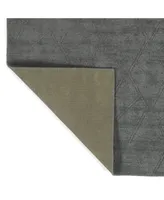 Kaleen Minkah MKH04-38 Charcoal 5' x 7' Outdoor Area Rug