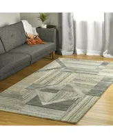 Kaleen Alzada ALZ04-49 Brown 3' x 5' Area Rug