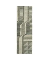 Kaleen Alzada ALZ02-49 Brown 2'6" x 8' Runner Rug