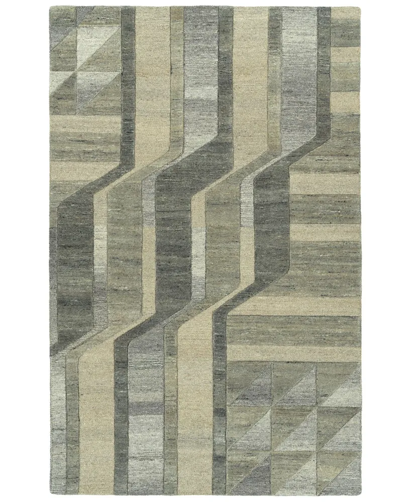 Kaleen Alzada ALZ02-49 Brown 5' x 7'9" Area Rug