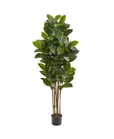 Nearly Natural 58" Rubber Leaf Artificial Tree