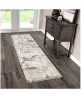 Orian Mystical Abstract Canopy Natural Rug