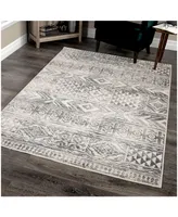 Orian Riverstone Kuba Delight Cloud Gray 6'7" x 9'6" Area Rug