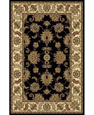 Closeout Km Home 1330 1224 Black Navelli Black Area Rug Collection