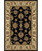 Closeout Km Home 1330 1224 Black Navelli Black Area Rug Collection