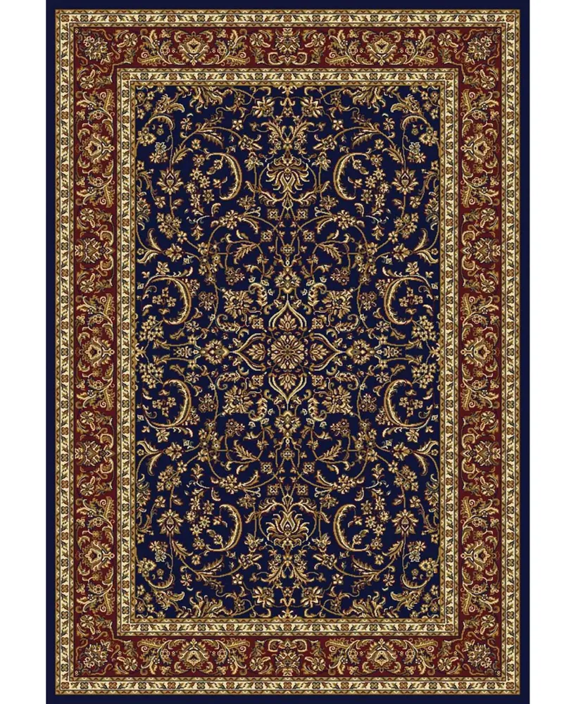 Closeout! Km Home //Navy Navelli Blue 3'3" x 5'4" Area Rug