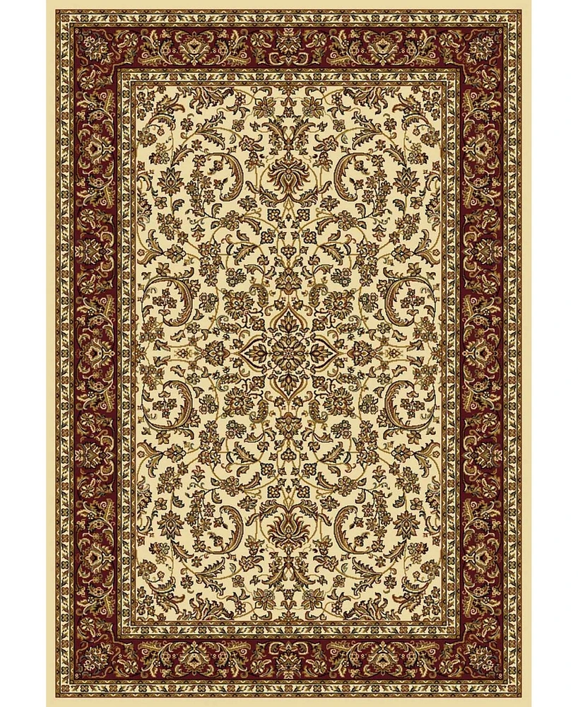 Closeout! Km Home 1318/1514/Ivory Navelli Ivory/ Cream 7'9" x 9'6" Area Rug