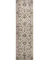 Closeout! Km Home /0023/Bone Cantu Ivory/ Cream 2'2" x 7'7" Runner Rug