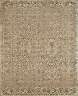 Closeout! Km Home 3564/0021/Bone Cantu Ivory/ Cream 5'3" x 7'3" Area Rug