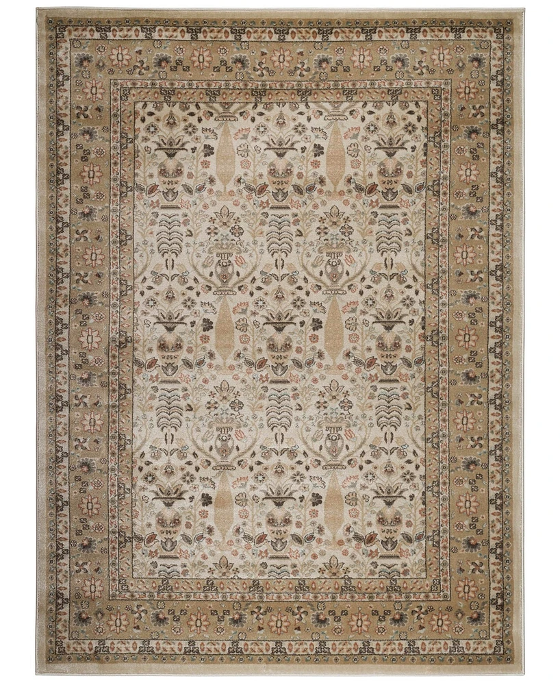 Closeout! Km Home //Cream Gerola Ivory/ Cream 5'3" x 7'3" Area Rug