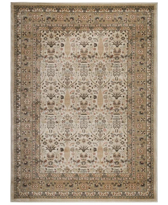 Closeout! Km Home //Cream Gerola Ivory/ Cream 5'3" x 7'3" Area Rug