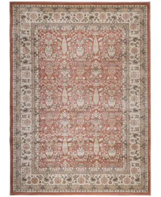 Closeout! Km Home //Terracotta Gerola Red 5'3" x 7'3" Area Rug