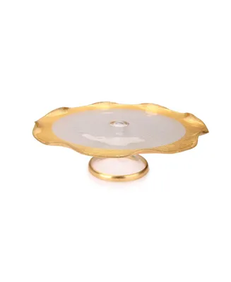 Classic Touch 8" Wavy Cake Stand