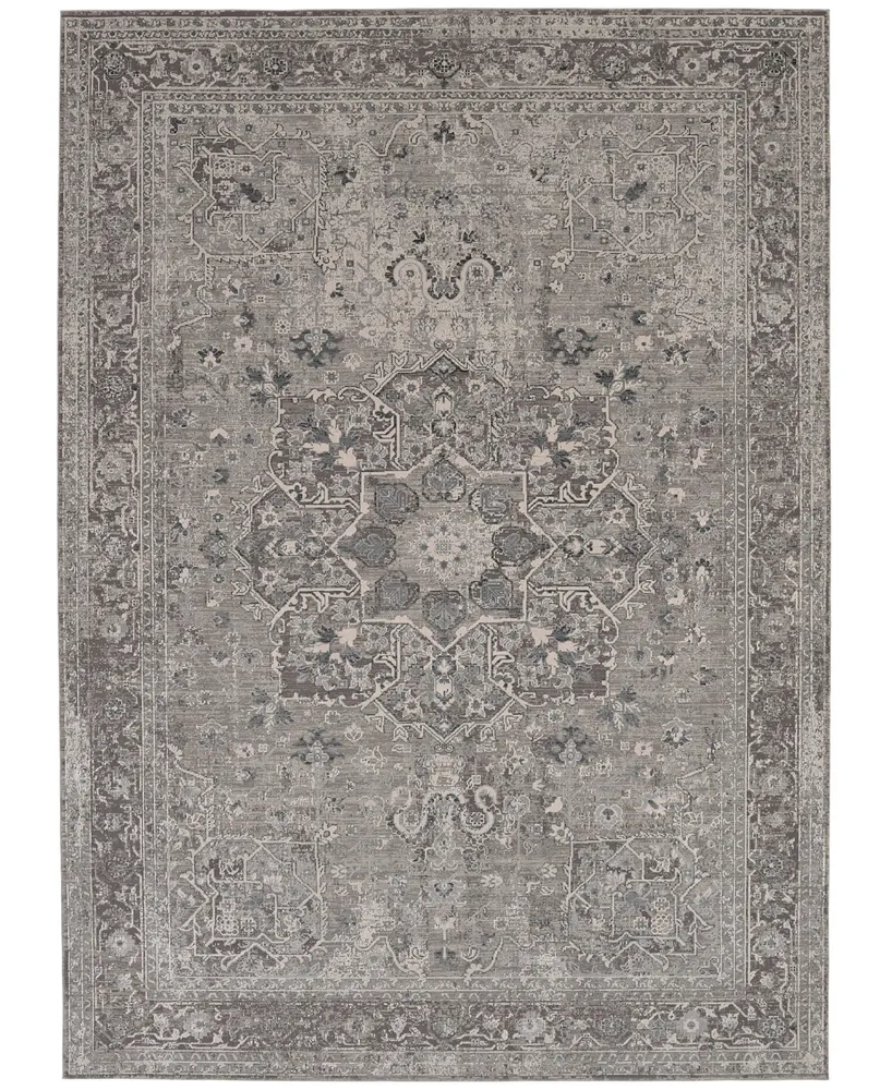 Closeout! Karastan Tryst Verona Gray 2'6 x 8' Runner Area Rug