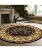 Closeout Km Home Navelli 1427 Black Area Rug Collection